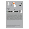 SET 3 becuri smart LED Osram, soclu E27, putere 5W, forma lumanare, lumina multicolora, alimentare 220 - 240 V, "000004058075485