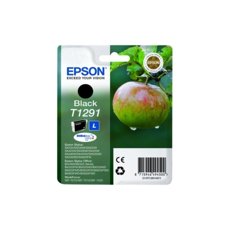 Cartus Cerneala Original Epson Black, T1291, pentru SX425W, , (timbru verde 0.15 lei),  "C13T12914011"