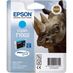 Cartus Cerneala Original Epson Cyan, T1002, pentru B40W|BX600|610FW, , (timbru verde 0.15 lei),  "C13T10024010"