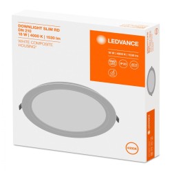 PANOU LED OSRAM, LED, soclu integrat, putere 18 W, tip lumina alb rece, 1530 lumeni, alimentare 220 - 230 V, "000004058075079113