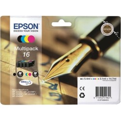 Cartus Cerneala Original Epson CMYK, T1626, pentru WF2540, , (timbru verde 0.15 lei),  "C13T16264010"