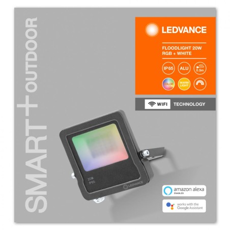 PROIECTOR smart OSRAM, LED, soclu integrat, putere 20 W, tip lumina alb rece, 1260 lumeni, alimentare 220 - 230 V, "000004058075