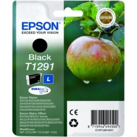 Cartus Cerneala Original Epson Black, T1291, pentru SX425W, , (timbru verde 0.15 lei),  "C13T12914011"