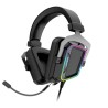 CASTI PATRIOT, "Viper V380", cu fir, gaming, utilizare multimedia, microfon pe brat, detasabil, conectare prin USB 2.0, negru, "