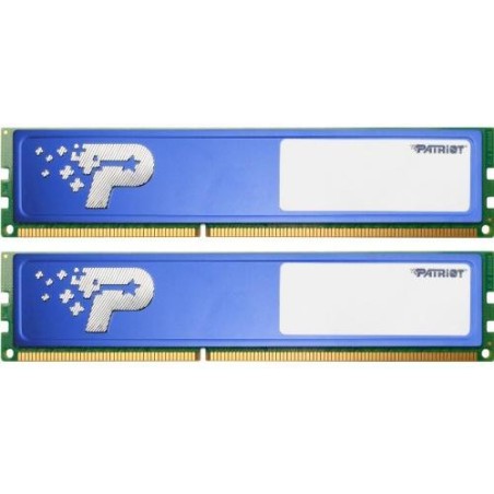 Memorie DDR Patriot DDR4 16 GB, frecventa 2400 MHz, 8 GB x 2 module, radiator, "PSD416G2400KH"