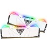 Memorie DDR Patriot DDR4 16 GB, frecventa 3000 MHz, 8 GB x 2 module, radiator, iluminare RGB, "PVR416G300C5KW"
