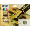 Cartus Cerneala Original Epson CMYK, T1636, pentru WF2540, , (timbru verde 0.15 lei),  "C13T16364010"