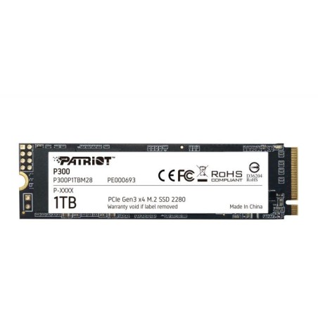 SSD PATRIOT, P300, 1TB, M.2, PCIe Gen3.0 x4, nespecificat, R/W: 2100 MB/s/1650 MB/s MB/s, "P300P1TBM28"