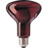 BEC IR Philips, soclu E27, putere , forma clasic, lumina rosie, alimentare 220 - 240 V, "000008711500145598" (timbru verde 0.45 