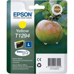 Cartus Cerneala Original Epson Yellow, T1294, pentru SX425W, , (timbru verde 0.15 lei),  "C13T12944011"(RAPO)