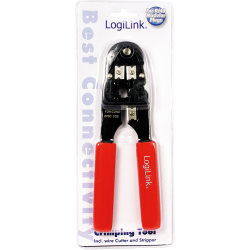 CLESTE sertizare mufe, LOGILINK, functii: sertizare mufe, taiere cablu. "WZ0004"