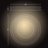 PLAFONIERA smart PHILIPS, LED, soclu integrat, putere 27 W, tip lumina alb, 2400 lumeni, alimentare 220 - 230 V, "00000871869617