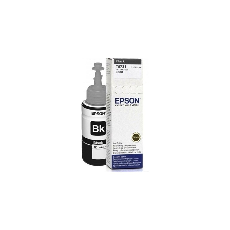 Cartus Cerneala Original Epson Black, T6731, pentru L800,  , (timbru verde 0.15 lei), "C13T67314A"(RAPO)