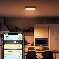 PLAFONIERA smart PHILIPS, LED, soclu integrat, putere 28 W, tip lumina alb, 2200 lumeni, alimentare 220 - 230 V, "00000871869617
