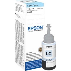 Cartus Cerneala Original Epson Light Cyan, T6735, pentru L800,  , (timbru verde 0.15 lei), "C13T67354A"(RAPO)