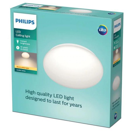 PLAFONIERA PHILIPS, LED, soclu integrat, putere 6 W, tip lumina alb calda, 475 lumeni, alimentare 220 - 230 V, "0000087186996962