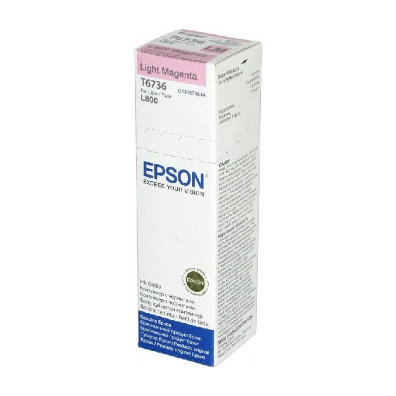 Cartus Cerneala Original Epson Light Magenta, T6736, pentru L800,  , (timbru verde 0.15 lei), "C13T67364A"(RAPO)