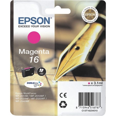 Cartus Cerneala Original Epson Magenta, T1633, pentru WF2540, , (timbru verde 0.15 lei),  "C13T16334010"