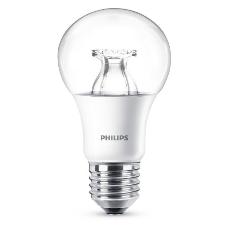 BEC LED Philips, soclu E27, putere 8.5W, forma clasic, lumina alb calda, alimentare 220 - 240 V, "000008718696572177" (timbru ve