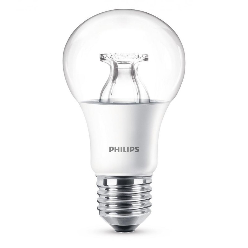 BEC LED Philips, soclu E27, putere 8.5W, forma clasic, lumina alb calda, alimentare 220 - 240 V, "000008718696572177" (timbru ve