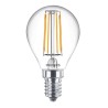 BEC LED Philips, soclu E14, putere 4.3W, forma clasic, lumina alb calda, alimentare 220 - 240 V, "000008718699763152" (timbru ve
