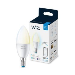 BEC smart LED Philips, soclu E14, putere 4.9W, forma lumanare, lumina toate nuantele de alb, alimentare 220 - 240 V, "0000087186