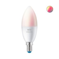 BEC smart LED Philips, soclu E14, putere 4.9W, forma lumanare, lumina multicolora, alimentare 220 - 240 V, "000008718699787097" 
