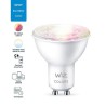 SPOT incastrat smart LED Philips, soclu GU10, putere 4.9W, forma spot, lumina multicolora, alimentare 220 - 240 V, "000008718699