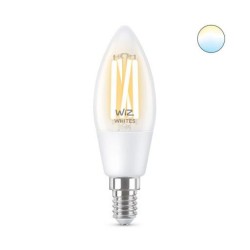 BEC smart LED Philips, soclu E14, putere 4.9W, forma lumanare, lumina toate nuantele de alb, alimentare 220 - 240 V, "0000087186