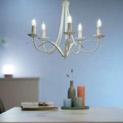 BEC smart LED Philips, soclu E14, putere 4.9W, forma lumanare, lumina toate nuantele de alb, alimentare 220 - 240 V, "0000087186