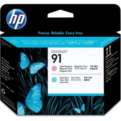 Cap Printare Original HP Light Magenta/Light Cyan, nr.91, pentru DesignJet Z6100, , (timbru verde 0.15 lei), "C9462A"