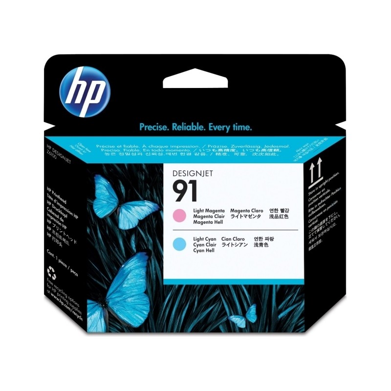 Cap Printare Original HP Light Magenta/Light Cyan, nr.91, pentru DesignJet Z6100, , (timbru verde 0.15 lei), "C9462A"