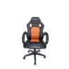 SCAUN GAMING SPACER imitatie piele & material textil, black & orange, greutate max. 120kg, dimensiuni 59*70*106~114cm "SPCH-CHAM
