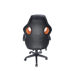 SCAUN GAMING SPACER imitatie piele & material textil, black & orange, greutate max. 120kg, dimensiuni 59*70*106~114cm "SPCH-CHAM