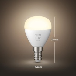 BEC smart LED Philips, soclu E14, putere 5.7W, forma clasic, lumina alb calda, alimentare 220 - 240 V, "000008719514266889" (tim