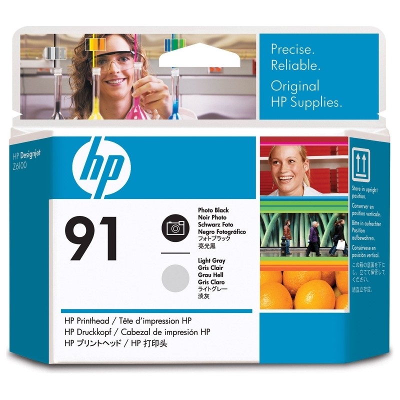 Cap Printare Original HP Photo Black/Light Grey, nr.91, pentru DesignJet Z6100, , (timbru verde 0.15 lei), "C9463A"