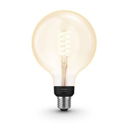 BEC smart LED Philips, soclu E27, putere 7W, forma sferic, lumina alb calda, alimentare 220 - 240 V, "000008719514279131" (timbr