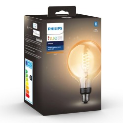 BEC smart LED Philips, soclu E27, putere 7W, forma sferic, lumina alb calda, alimentare 220 - 240 V, "000008719514279131" (timbr