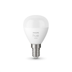 SET 2 becuri smart LED Philips, soclu E14, putere 5.7W, forma clasic, lumina alb, alimentare 220 - 240 V, "000008719514266902" (