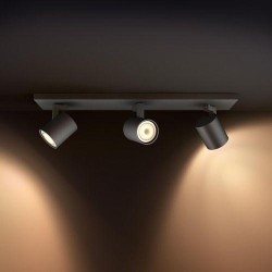 PLAFONIERA smart PHILIPS, LED, soclu GU10, putere 5 W x 3, tip lumina alb, 1050 lumeni, alimentare 220 - 230 V, "000008718696159