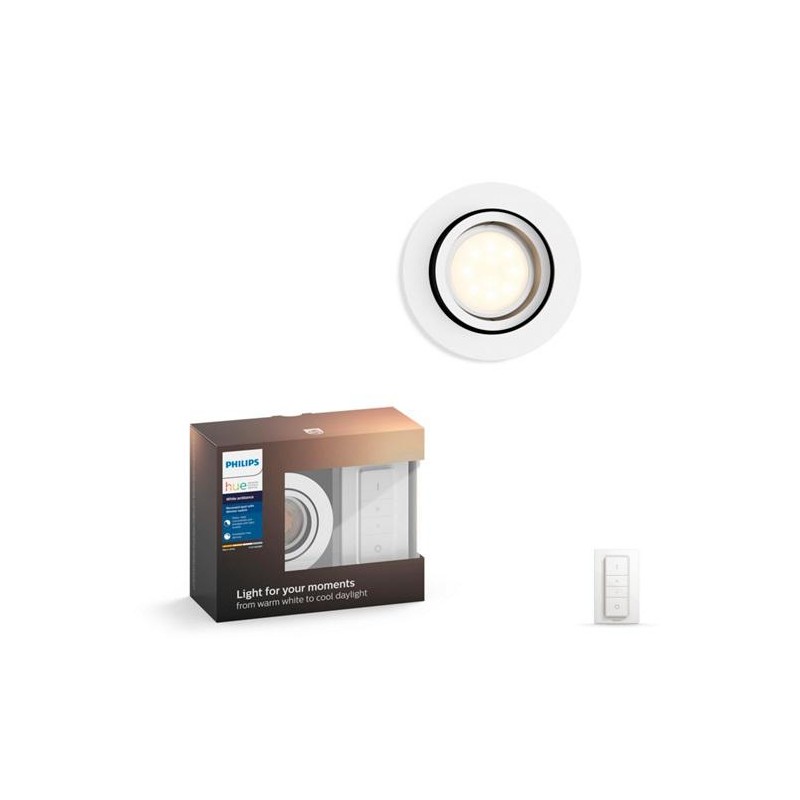 APLICA smart PHILIPS, LED, soclu GU10, putere 5 W, tip lumina alb, 250 lumeni, alimentare 220 - 230 V, "000008718696161074" (tim