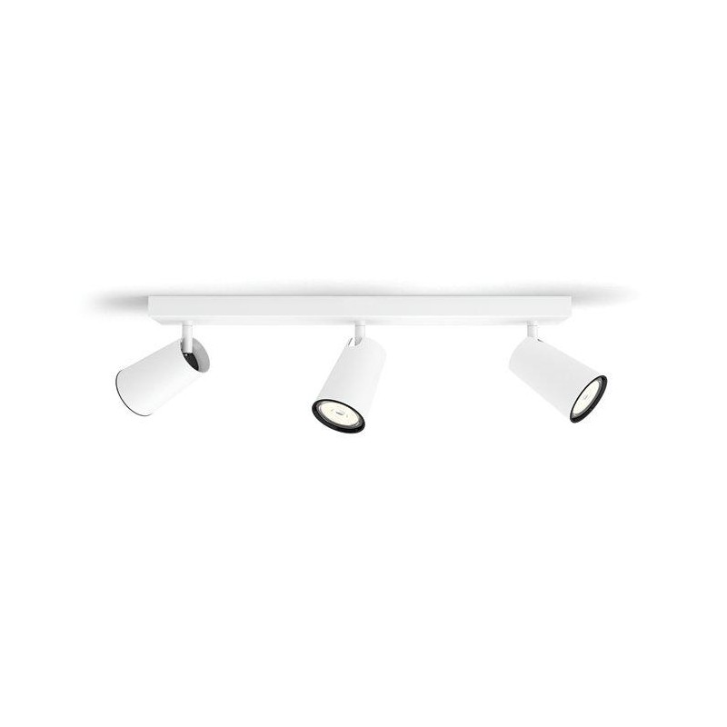 PLAFONIERA PHILIPS, LED, soclu GU10, putere 5.5W, tip lumina alb calda, alimentare 220 - 230 V, "000008718696164709" (timbru ver