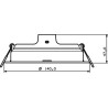 SPOT incastrat LED Philips,  putere 13W, forma spot, lumina alb, alimentare 220 - 240 V, "000008718696173596" (timbru verde 0.45