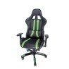 SCAUN GAMING SPACER imitatie piele, black & green, brate ajustabile, greutate max. 120kg, dimensiuni 69.5*77.5*126~132cm "SPCH-T