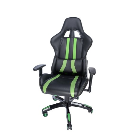 SCAUN GAMING SPACER imitatie piele, black & green, brate ajustabile, greutate max. 120kg, dimensiuni 69.5*77.5*126~132cm "SPCH-T