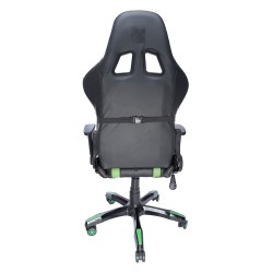 SCAUN GAMING SPACER imitatie piele, black & green, brate ajustabile, greutate max. 120kg, dimensiuni 69.5*77.5*126~132cm "SPCH-T