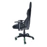 SCAUN GAMING SPACER imitatie piele, black & green, brate ajustabile, greutate max. 120kg, dimensiuni 69.5*77.5*126~132cm "SPCH-T
