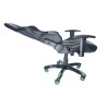 SCAUN GAMING SPACER imitatie piele, black & green, brate ajustabile, greutate max. 120kg, dimensiuni 69.5*77.5*126~132cm "SPCH-T