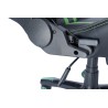 SCAUN GAMING SPACER imitatie piele, black & green, brate ajustabile, greutate max. 120kg, dimensiuni 69.5*77.5*126~132cm "SPCH-T