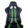 SCAUN GAMING SPACER imitatie piele, black & green, brate ajustabile, greutate max. 120kg, dimensiuni 69.5*77.5*126~132cm "SPCH-T